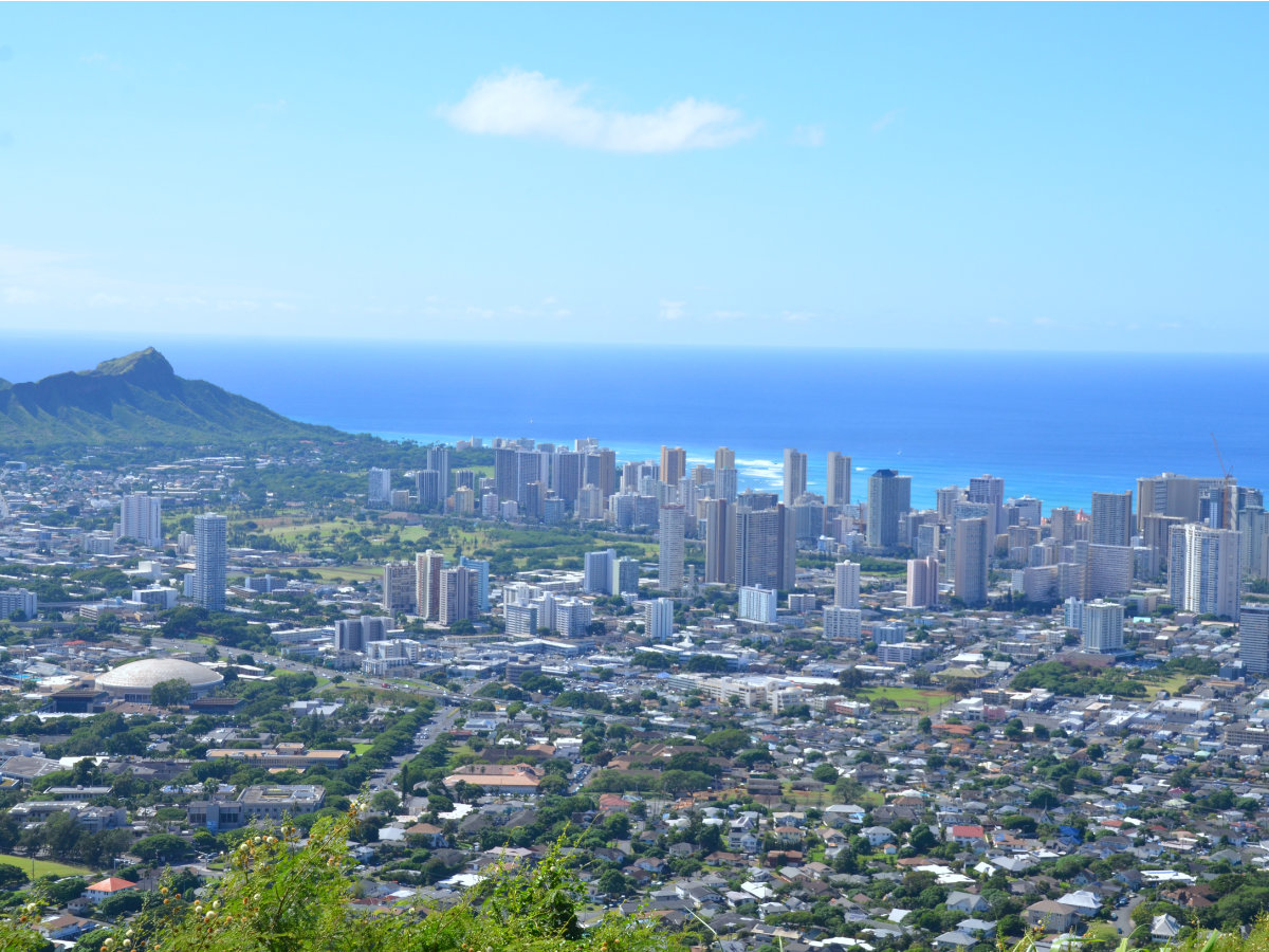 タンタラスの丘から見た風景 タンタラスの丘から見た風景
